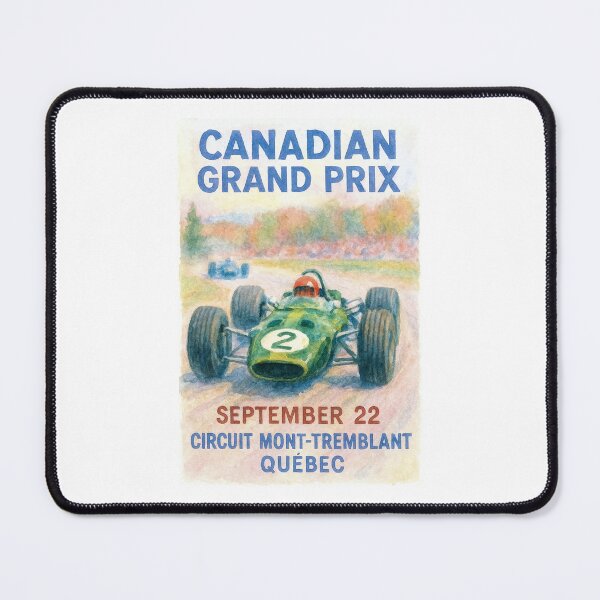 Item preview, 1968 canadian Grand Prix Automobile Race poster designed and sold by retrographics.