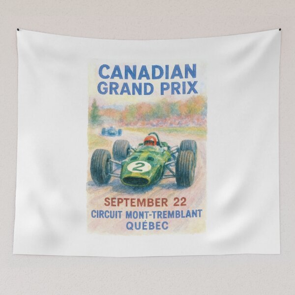 Item preview, 1968 canadian Grand Prix Automobile Race poster  designed and sold by retrographics.