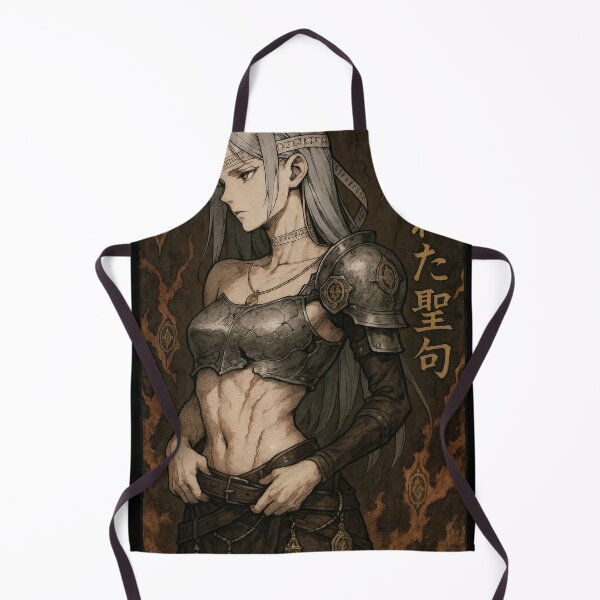 Item preview, Broken Scripture – Fit Anime Warrior Goddess with Sacred Scars designed and sold by Hirvipelto.