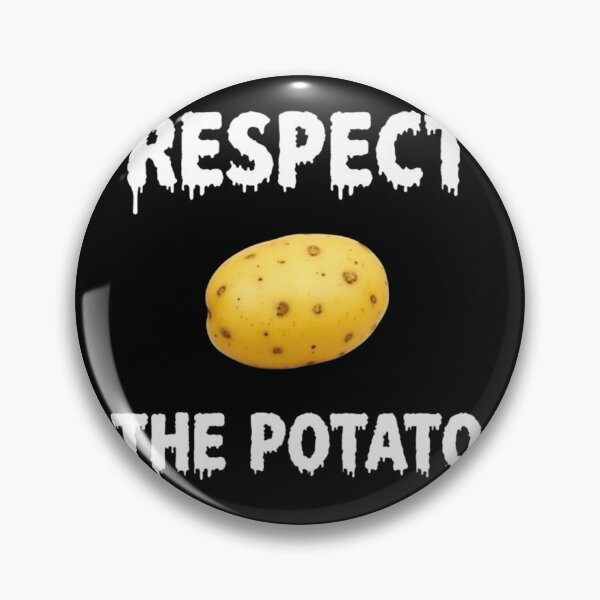 Item preview, Funny Respect The Potato Meme Bold Quote Design designed and sold by haitrieuic96.