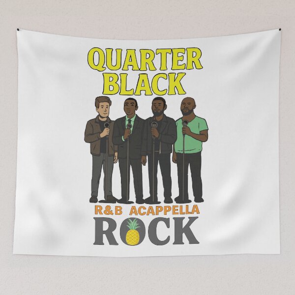 Item preview, Quarter Black, Psych designed and sold by FunandWhimsy.