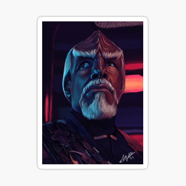 Item preview,  Lieutenant commander Worf designed and sold by GessleinGraphic.