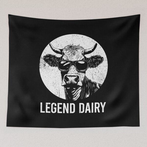 Item preview, Legend Dairy - Funny Cow Farmer Pun designed and sold by mhernaevily.