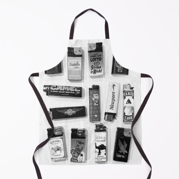 Item preview, Vintage Lighter Collage Print - B&W Retro Art designed and sold by mckmakers.