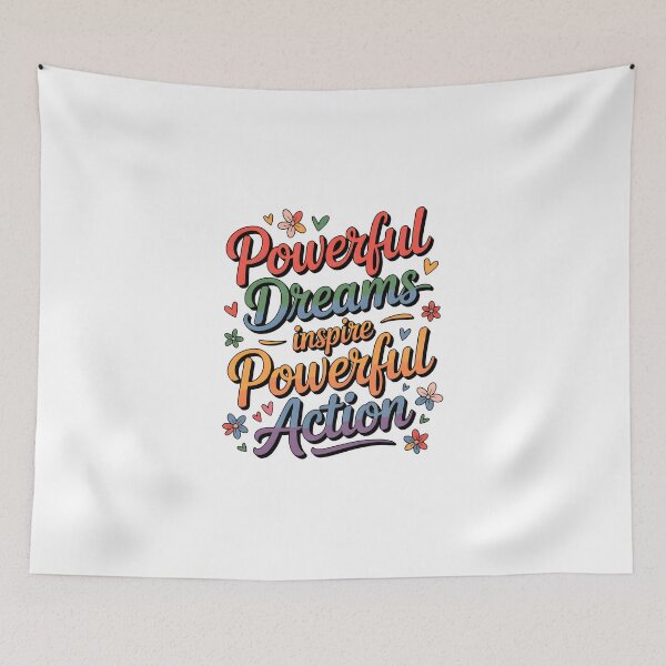 Item preview, Powerful dreams inspire powerful action designed and sold by nimmitrends.