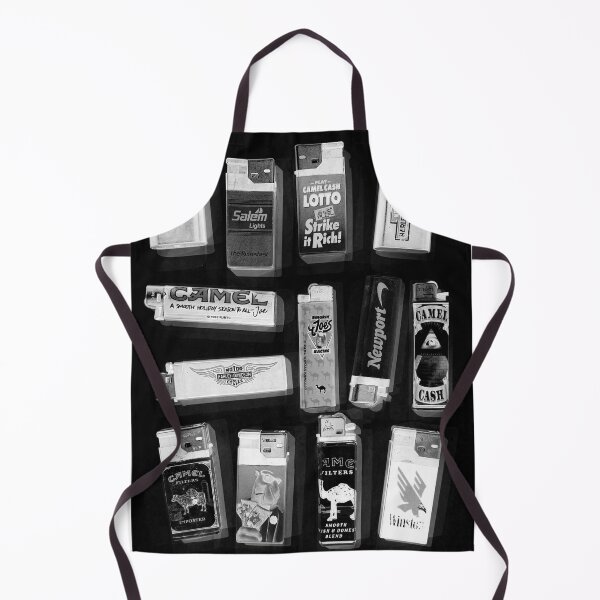 Item preview, Vintage Lighter Collage Print in Black - B&W Retro Art designed and sold by mckmakers.