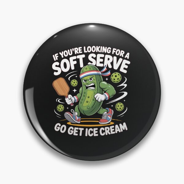 Item preview, Funny Pickleball Lover Pun With a Pickle Playing player fans designed and sold by BeyondTe.