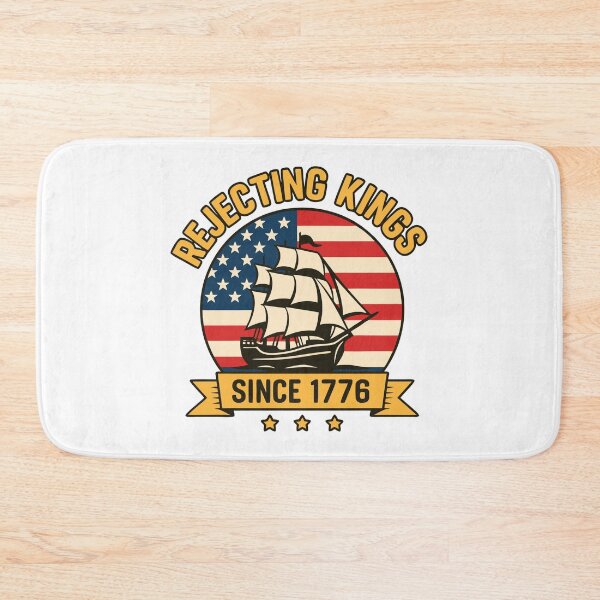 Item preview, Rejecting Kings Since 1776 Vintage Patriotic USA  designed and sold by Blok45.