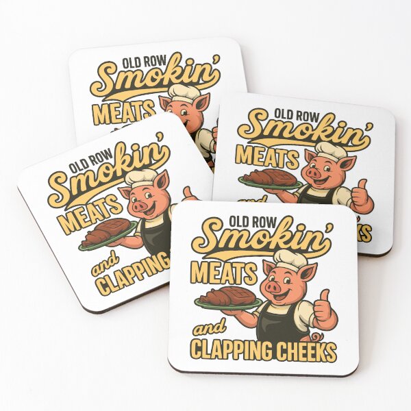 Item preview, Old Row Smokin Meats and Clapping Cheeks  designed and sold by Blok45.