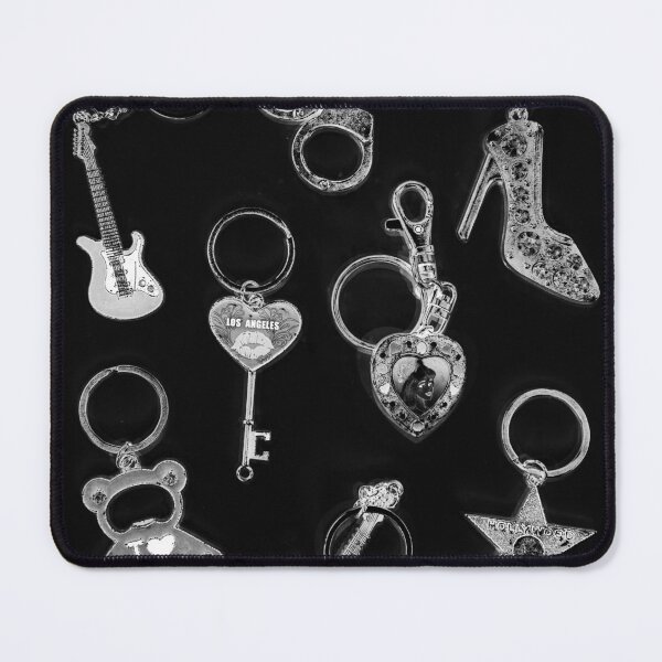 Item preview, I ♥ LA – Glam Souvenir Keychains Collage Print designed and sold by mckmakers.