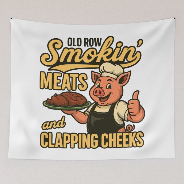 Item preview, Old Row Smokin Meats and Clapping Cheeks  designed and sold by Blok45.