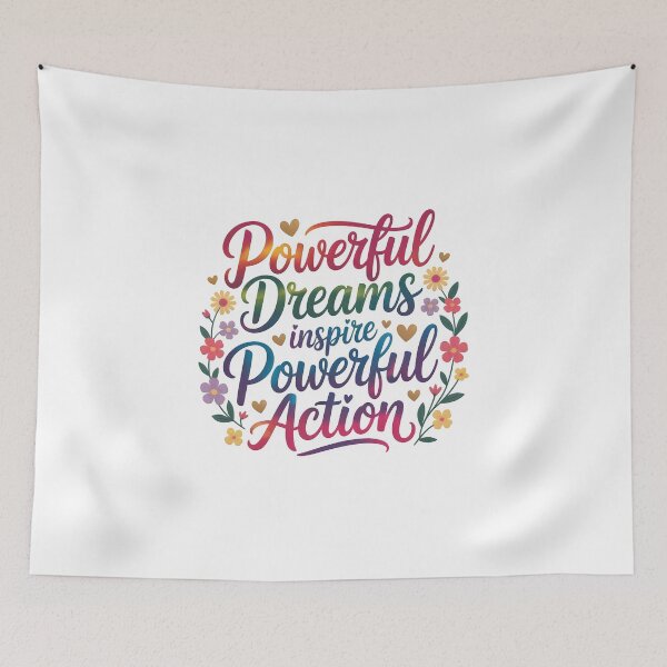 Item preview, Powerful dreams inspire powerful action .. designed and sold by nimmitrends.