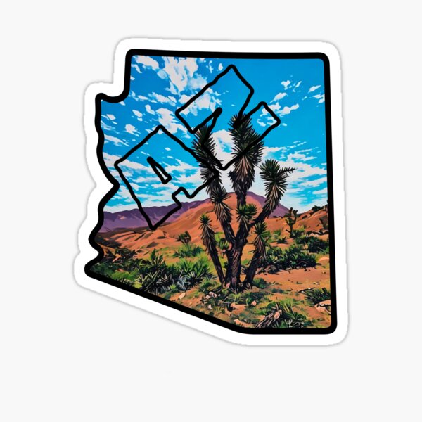 Item preview, Arizona State Outline designed and sold by SnapStick Travel Stickers.