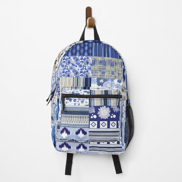 Item preview, Patchwork Patterns in Blue designed and sold by Sharon Schwalbe.