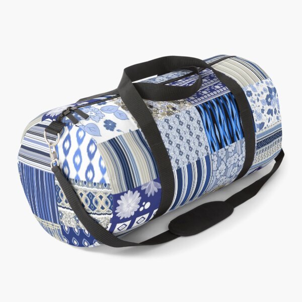 Item preview, Patchwork Patterns in Blue designed and sold by Sharon Schwalbe.