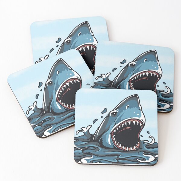 Item preview, Fierce Shark Graphic T-Shirt designed and sold by Alexrtr.