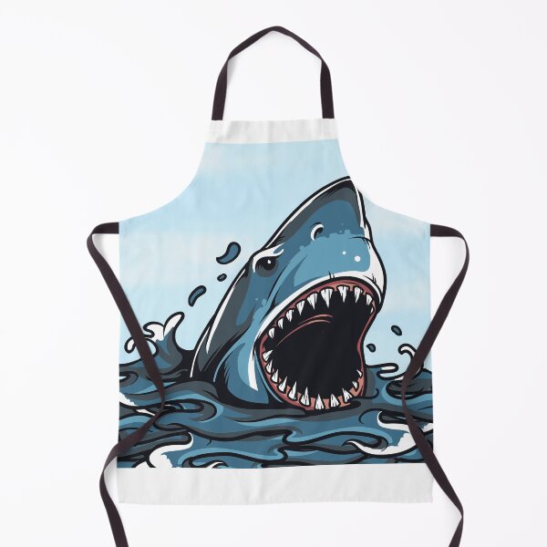 Item preview, Fierce Shark Graphic T-Shirt designed and sold by Alexrtr.