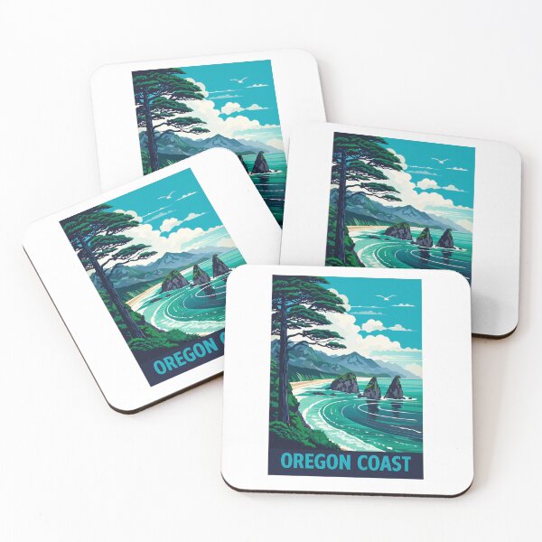 Item preview, Oregon Coast Vintage Travel designed and sold by lea-lani.