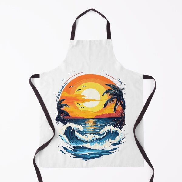 Item preview, Retro Sunset Waves designed and sold by Ragil-Studio.