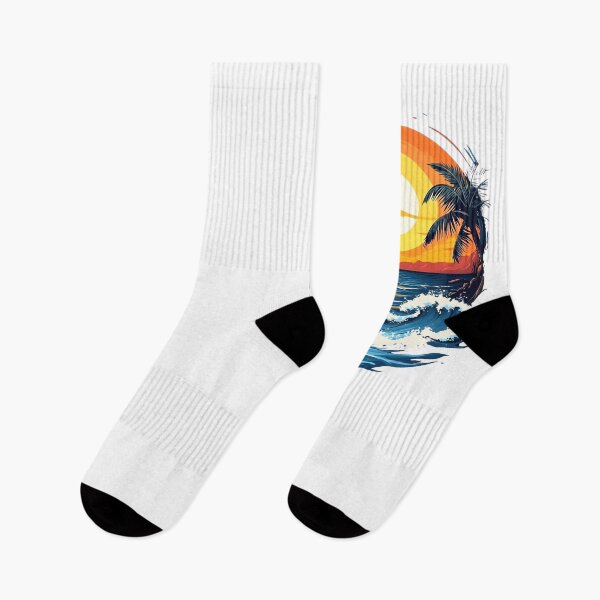 Item preview, Retro Sunset Waves designed and sold by Ragil-Studio.