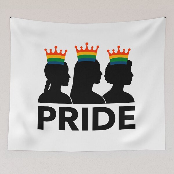 Item preview, Rainbow Royal Queens Pride Design designed and sold by Artbyminga.