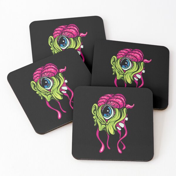 Item preview, Cute Creepy Eye and Brain Artwork designed and sold by ariverrr.