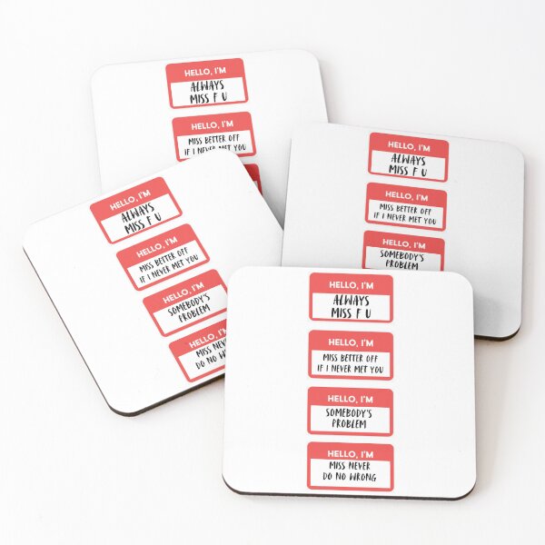 Item preview, Morgan Wallen Lyrics Inspired Name Tags Fan Art designed and sold by JaiRoseDesigns.