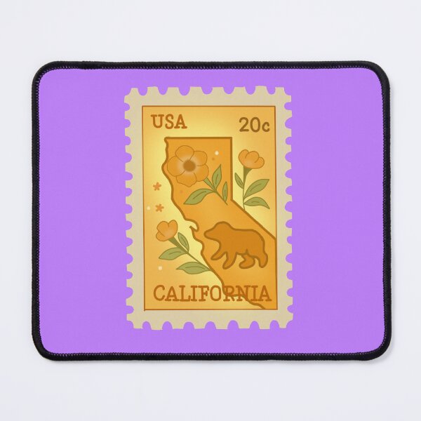 Item preview, California State Stamp designed and sold by Peachanddaisy.