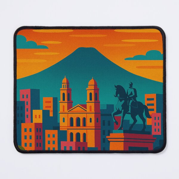 Item preview, Digital Retro Pop Art Travel Poster of Managua | Vibrant Nicaraguan Cityscape Design | Colorful Capital City Landmark Illustration | Vintage Travel Aesthetic | Bold Managua Art Print designed and sold by PaintedPixels01.