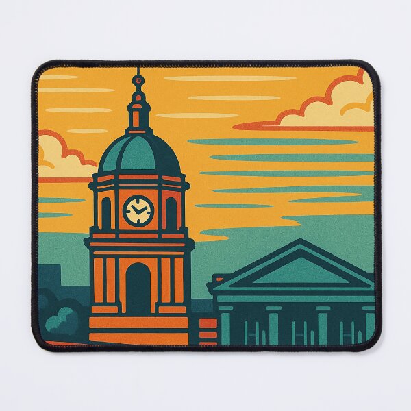 Item preview, Digital Retro Pop Art Travel Poster of San Jones | Vibrant Cityscape in Vintage Style | Bold Colors & Geometric Skyline | Nostalgic San Jones Travel Art | Mid-Century Pop Design designed and sold by PaintedPixels01.