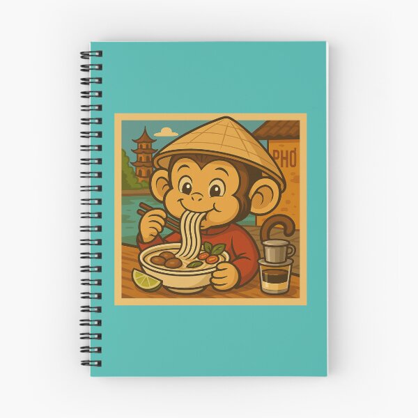 Item preview, Monkey's Gourmet Trip in Vietnam designed and sold by SammyMorry.
