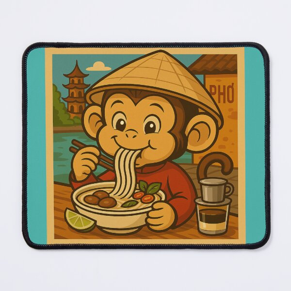 Item preview, Monkey's Gourmet Trip in Vietnam designed and sold by SammyMorry.