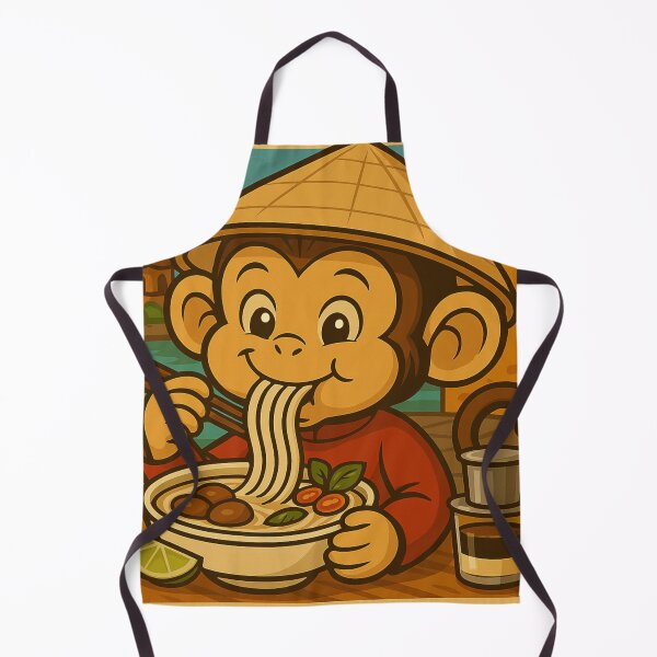 Item preview, Monkey's Gourmet Trip in Vietnam designed and sold by SammyMorry.