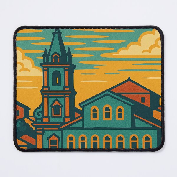 Item preview, Digital Retro Pop Art Travel Poster of Salvador | Vibrant Coastal Cityscape Design | Vintage-Inspired Brazil Art Print | Colorful Tropical Architecture Illustration | Bold Bahia Travel Aesthetic designed and sold by PaintedPixels01.