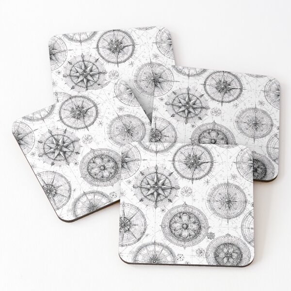Item preview, Vintage Map Compass Rose designed and sold by Boddicca.