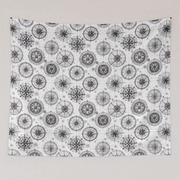Item preview, Vintage Map Compass Rose designed and sold by Boddicca.