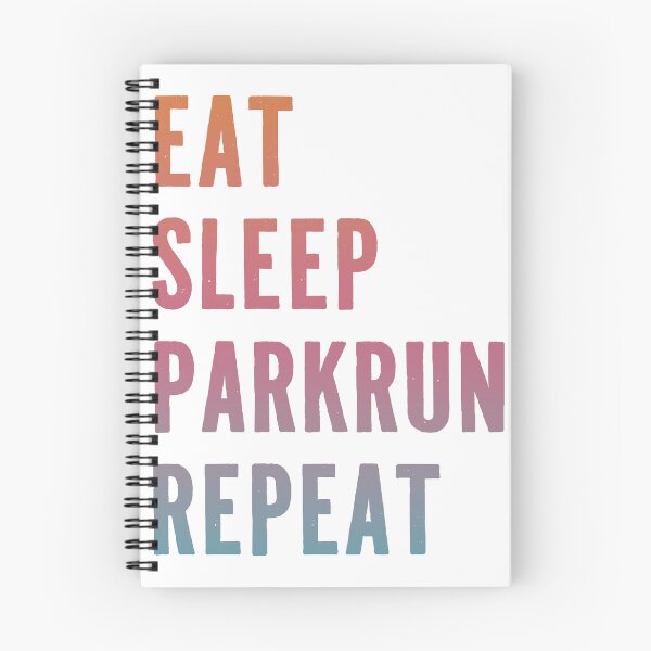 Item preview, Eat Sleep Parkrun Repeat – Gradient Typography for Runners designed and sold by chi3-jp.