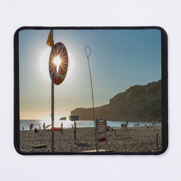 Item preview, Lifeguard Stand At Sunny Nazaré Beach Portugal designed and sold by PsychoAlien.com.