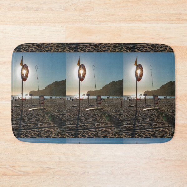 Item preview, Lifeguard Stand At Sunny Nazaré Beach Portugal designed and sold by PsychoAlien.com.