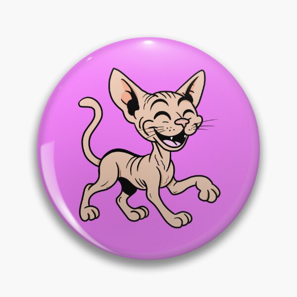 Item preview, Happy Sphynx Cat designed and sold by Kate Miller Illustrator.