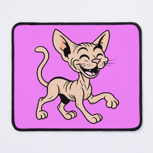 Item preview, Happy Sphynx Cat designed and sold by Kate Miller Illustrator.