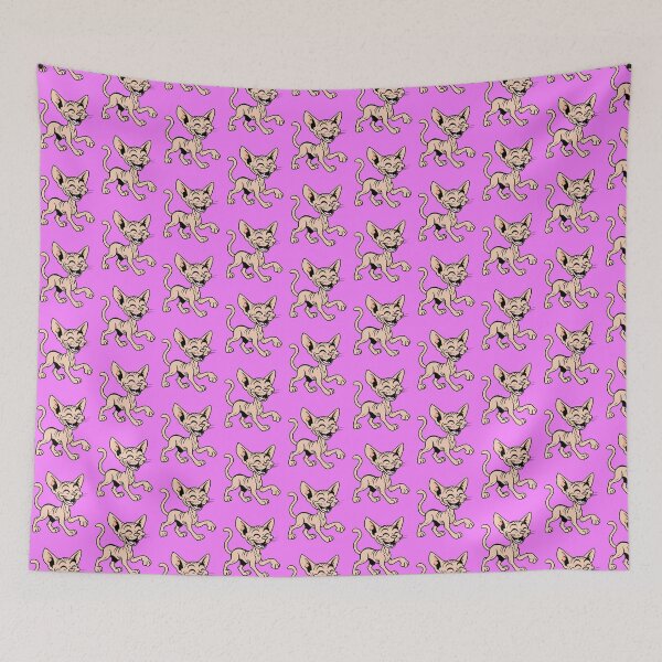 Item preview, Happy Sphynx Cat designed and sold by Kate Miller Illustrator.