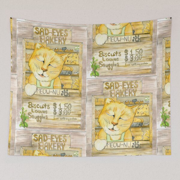 Item preview, Sad Eyes Bakery designed and sold by DefiningDoodles.