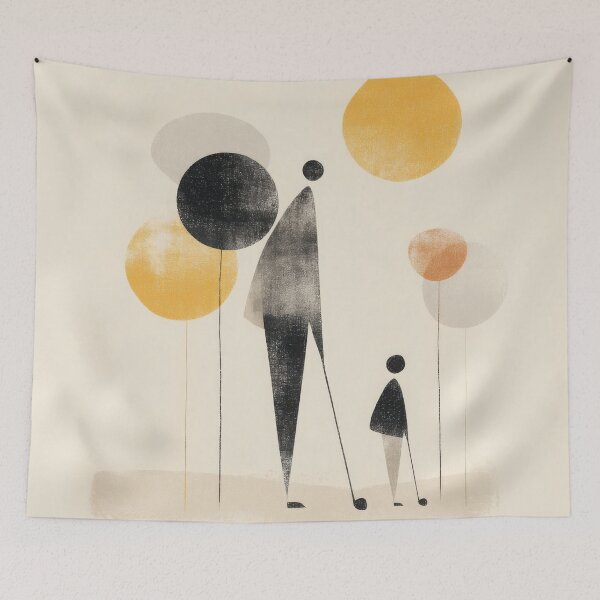 Item preview, Father and Son Playing Golf (Father's Day) designed and sold by dawnleblanc55.