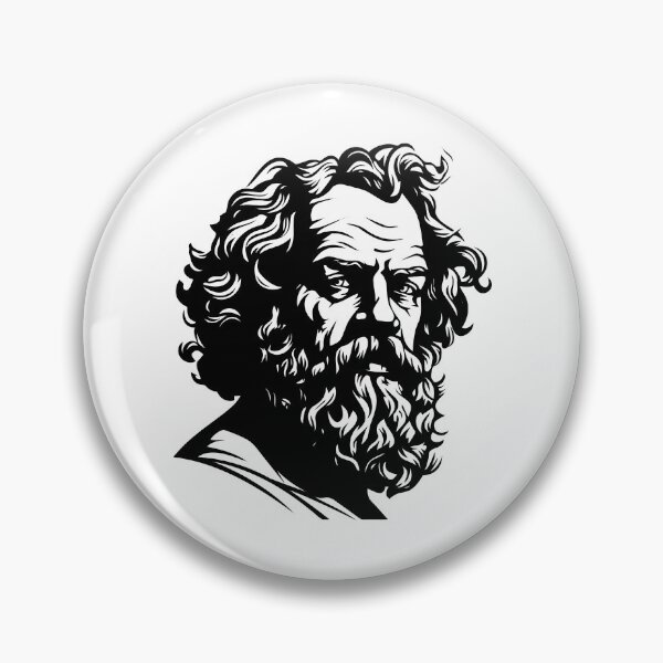 Item preview, Socrates Plato Greek Philosopher Athens Old Wisdom Wise designed and sold by inkoutninja.