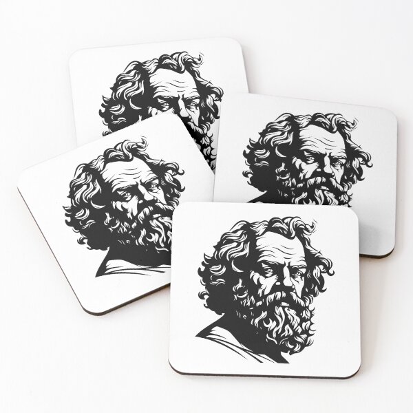 Item preview, Socrates Plato Greek Philosopher Athens Old Wisdom Wise designed and sold by inkoutninja.