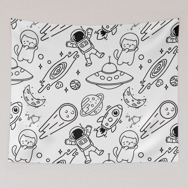 Item preview, Fun Galaxy Doodle designed and sold by shopfindingbeni.