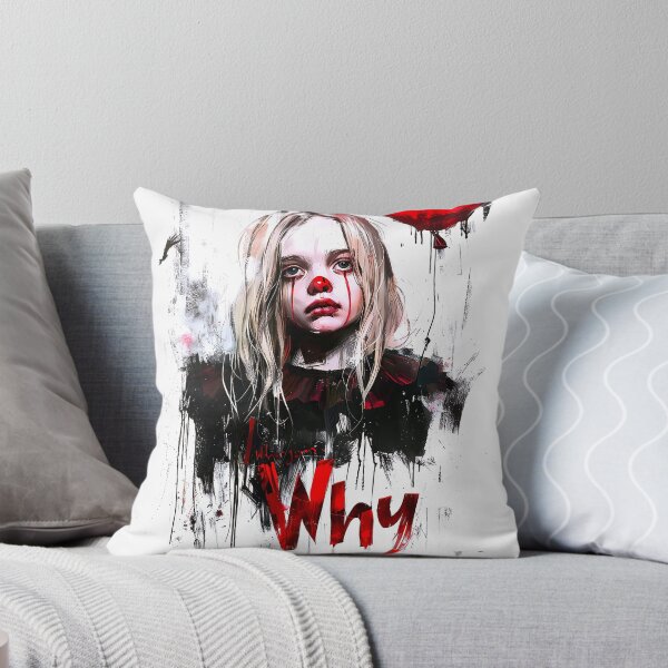 Item preview, Creepy Horror Pretty Blonde Girl Abstract Art designed and sold by ArtbyJustis.
