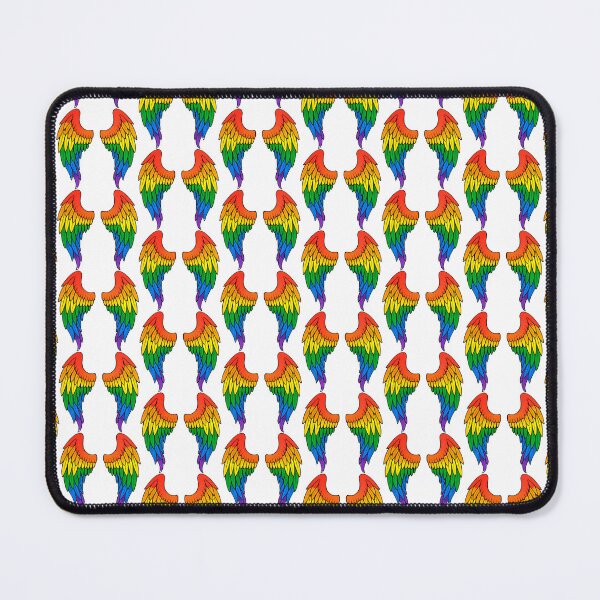 Item preview, Fly with Pride – Rainbow Feathered Wings designed and sold by Artbyminga.