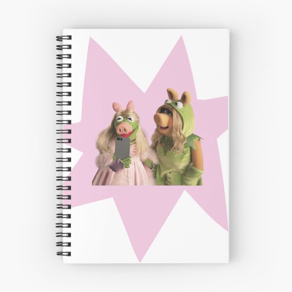 Item preview, kermit and piggy fan sticker designed and sold by paigenf.